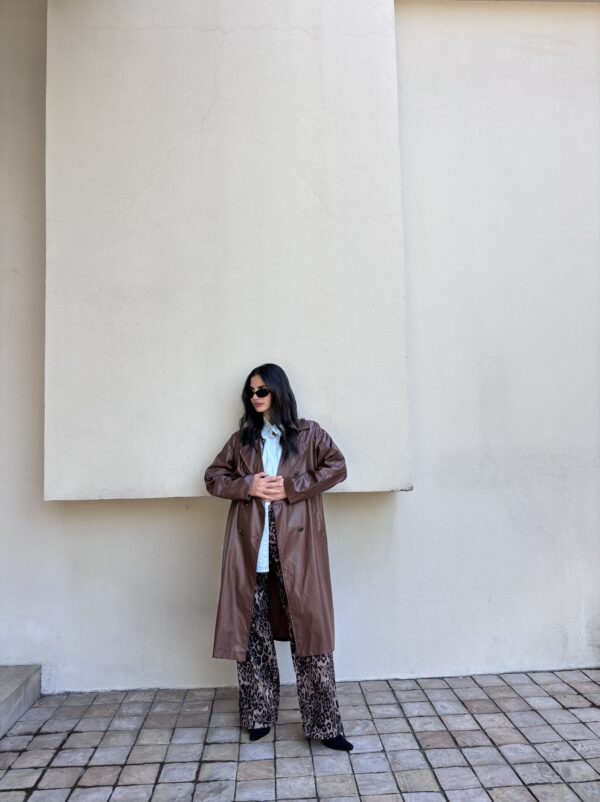 TRENCH COAT MUNICH BROWN - Imagen 3