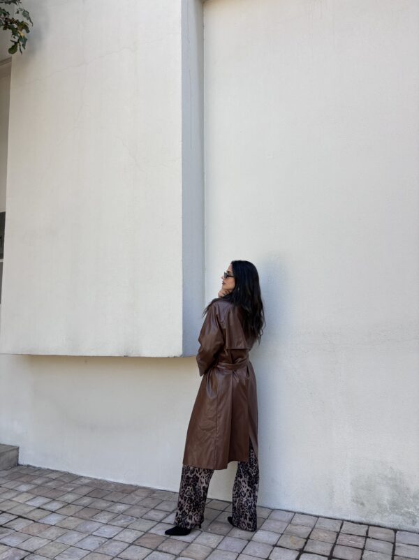 TRENCH COAT MUNICH BROWN - Imagen 5